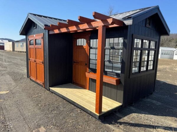 Greenhouse w/ Storage Shed