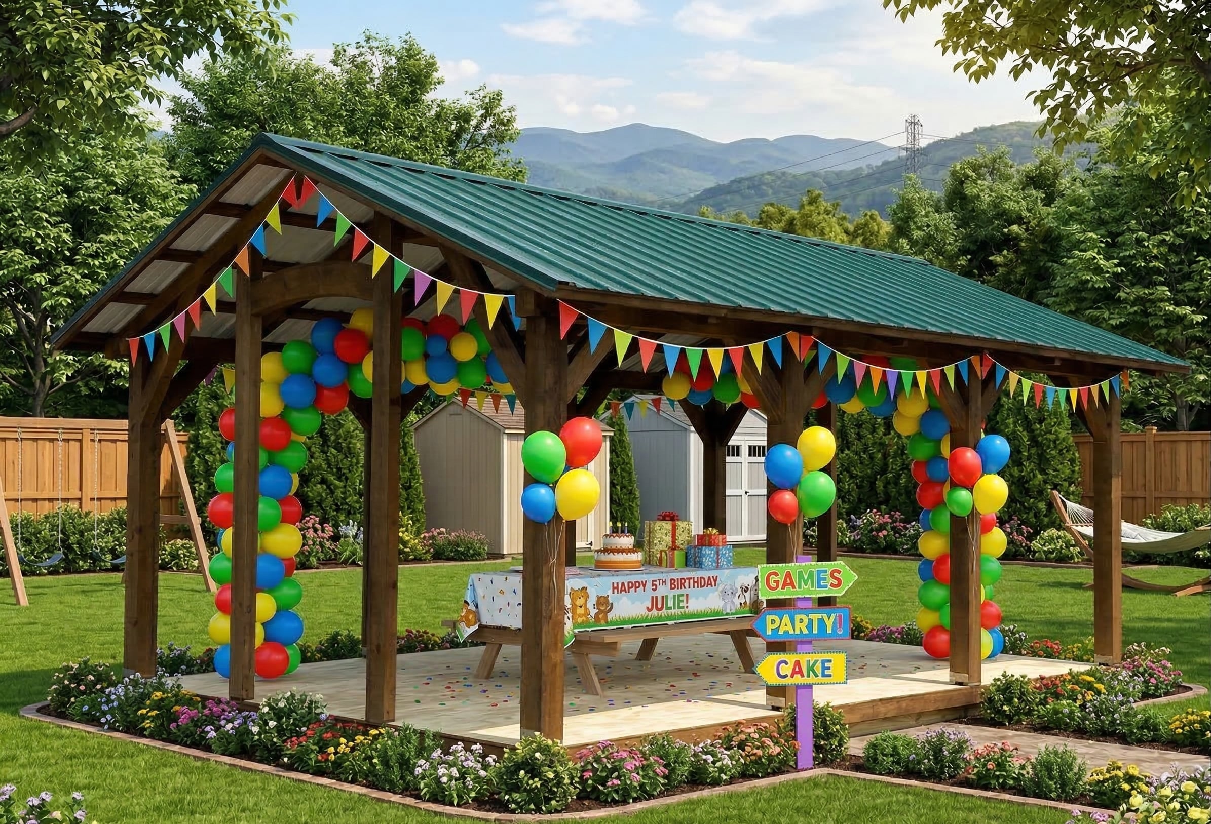 have your next party on a wunderbar pavilion